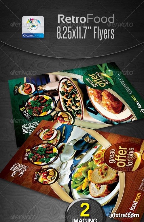 GraphicRiver - Retro Restaurant Food Flyers 2368709