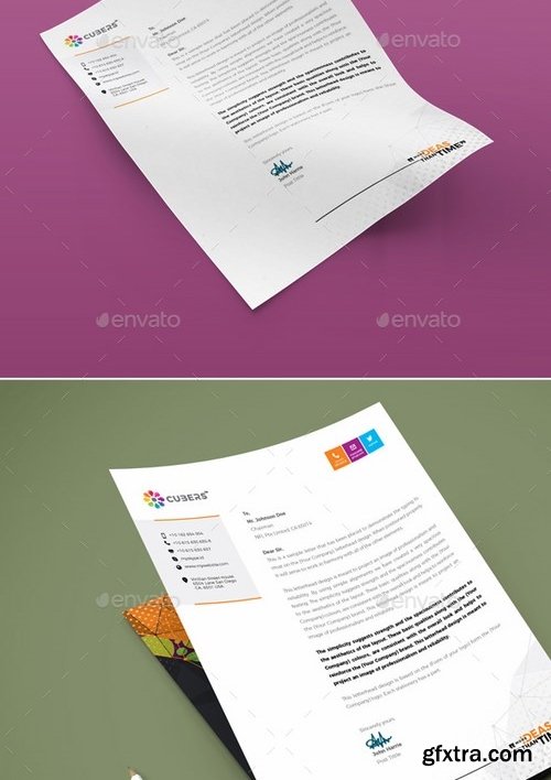 GraphicRiver - Corporate Business Letterhead Template 20985360