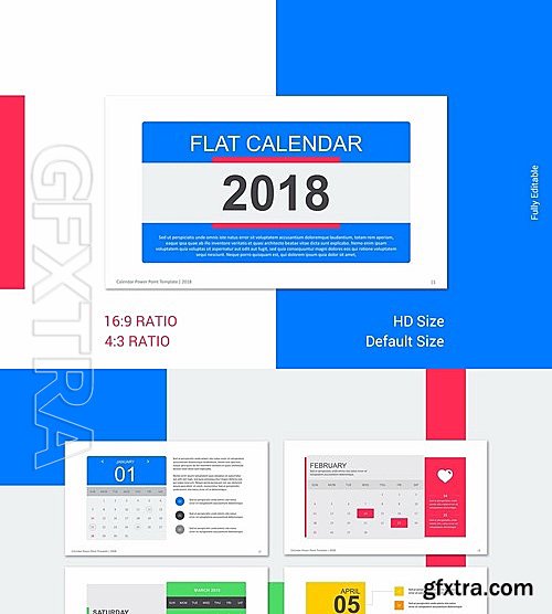 CM - Calendar 2018 - Flat iOS 2107397