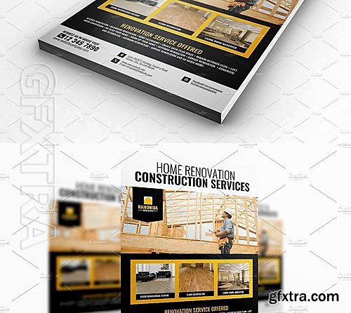 CM - Construction Company Flyer Design 2089212