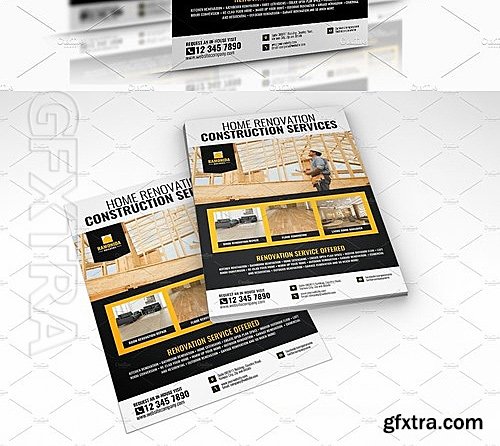 CM - Construction Company Flyer Design 2089212