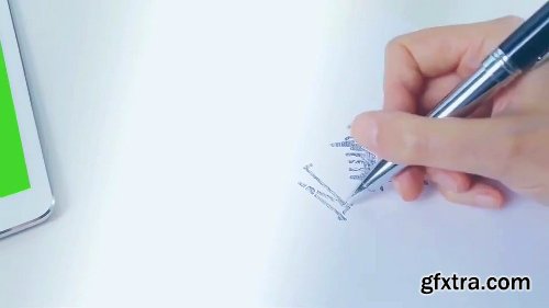 Videohive Hand Is Drawing Logo Mockup Volume 2 | Corporate 17363166