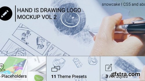 Videohive Hand Is Drawing Logo Mockup Volume 2 | Corporate 17363166