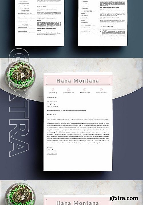 CM - Resume Template CV 2 Pages 2090598