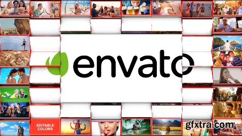 Videohive Mosaic Rectangle Reveal 20683185