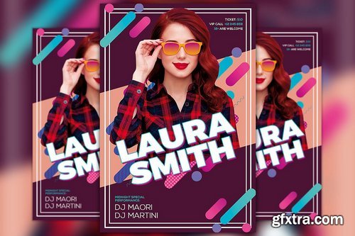 CM - Pop Music DJ Flyer Template 2040566