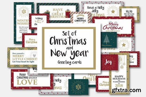 Christmas and New Year greeting cards