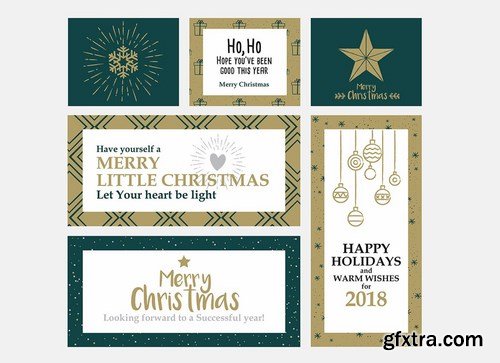 Christmas and New Year greeting cards