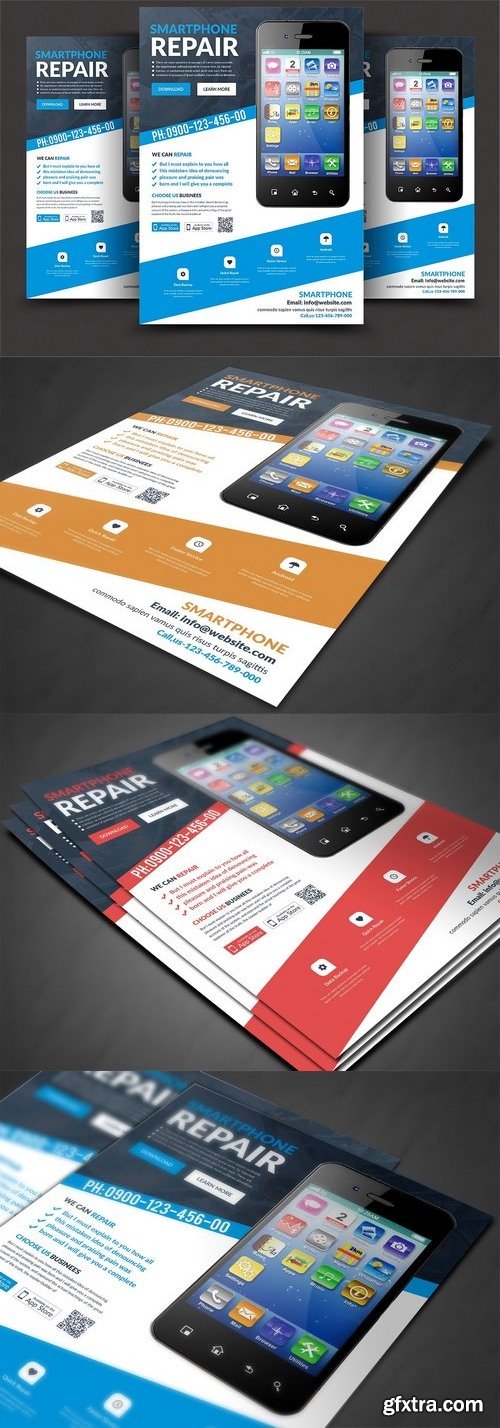 CM - Smartphone Repair Flyer Templates 1466711