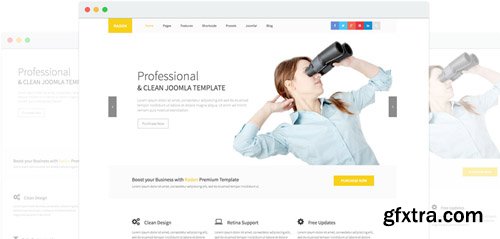 JoomShaper - Radon v1.4 - Startup & Business Responsive Joomla Template