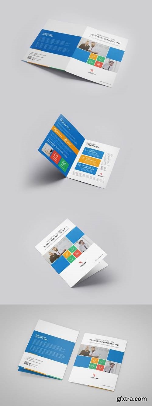 Corporate Bifold Brochure Template