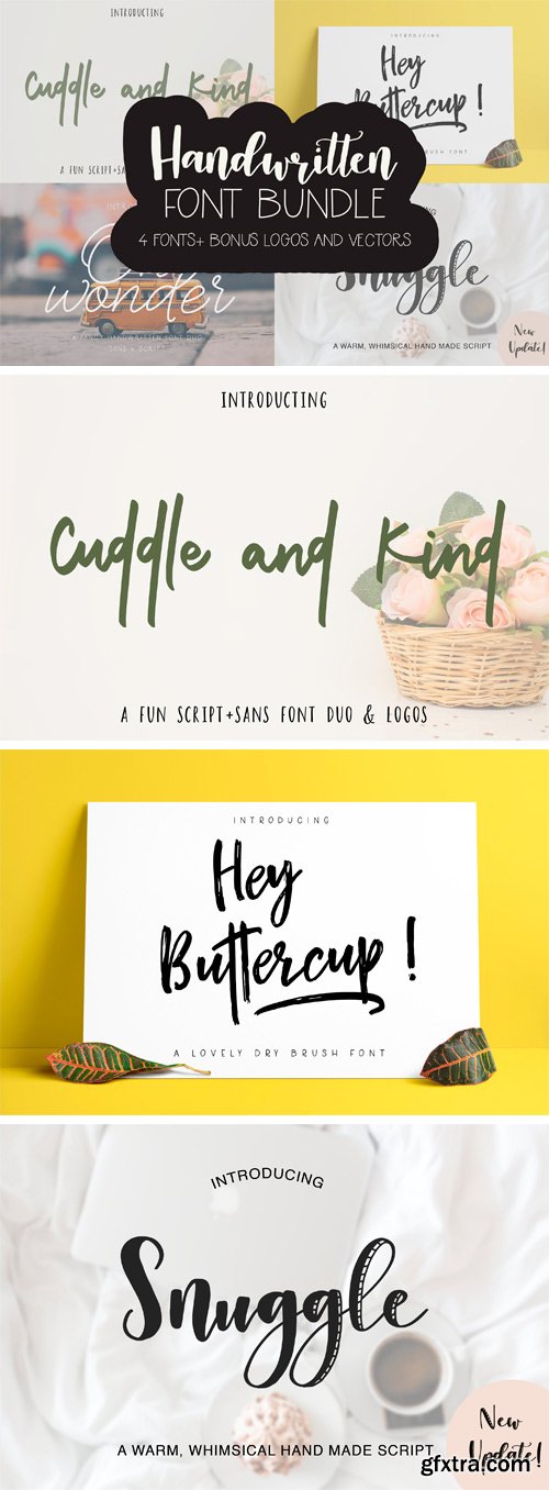 CM - Handwritten Font Bundle 2053025