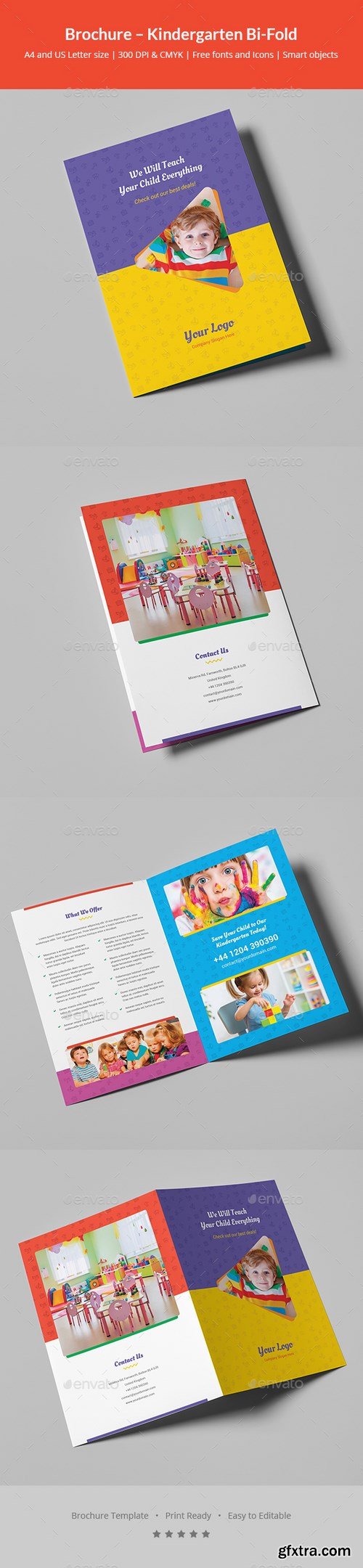 GraphicRiver - Brochure – Kindergarten Bi-Fold 21027328