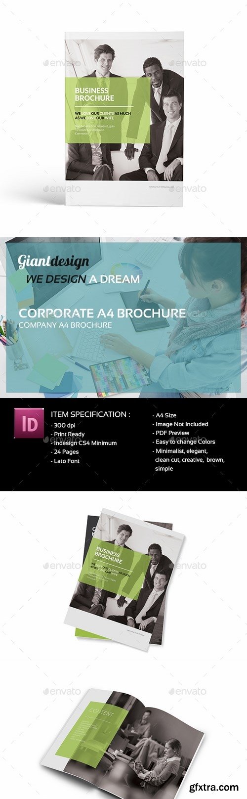 GraphicRiver - Corporate A4 Brochure 21077245