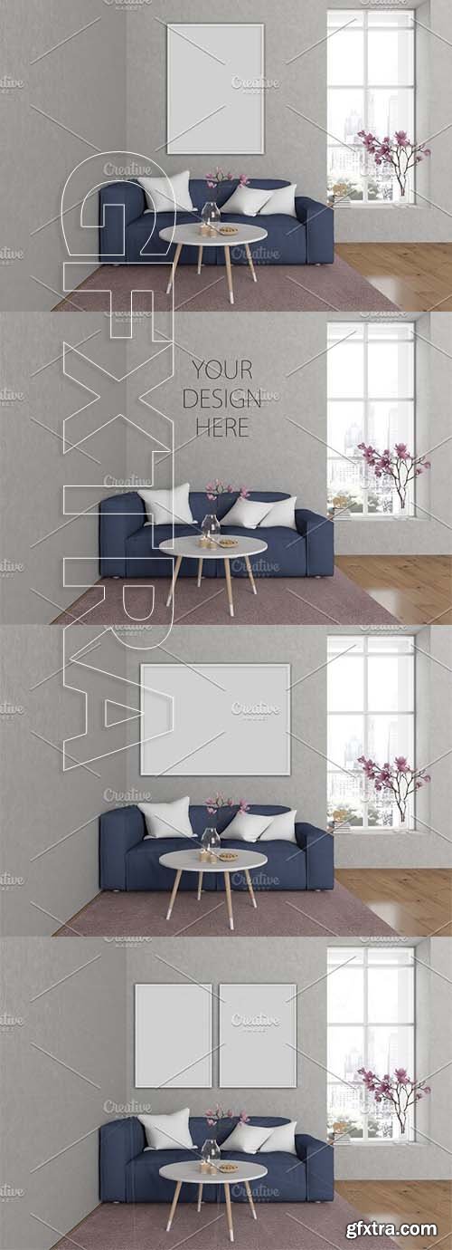 CreativeMarket - Interior mockup 2098139