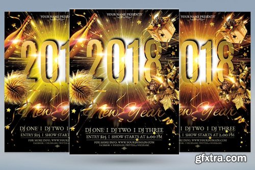 CreativeMarket 2018 New Year 2076990