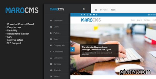 CodeCanyon - MaroCMS v2.0.0 - Business CMS - 19636648