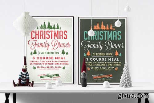 CreativeMarket Christmas Flyer Template 2074849