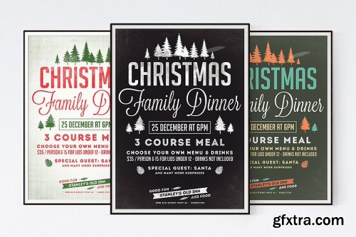 CreativeMarket Christmas Flyer Template 2074849