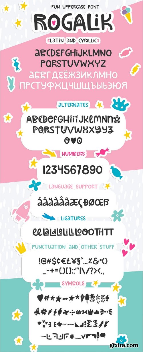 CreativeMarket Rogalik Hand Lettered Font 2067585