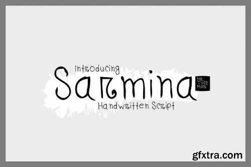 CreativeMarket Sarmina Handwritten Font 2073372