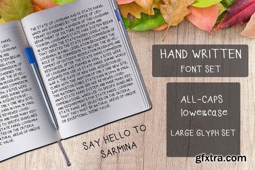 CreativeMarket Sarmina Handwritten Font 2073372