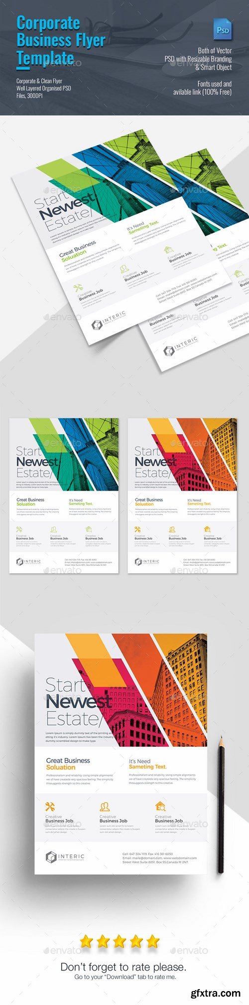 GraphicRiver - Corporate Business Flyer 21074490