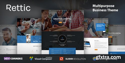 ThemeForest - Rettic v1.0.1 - Business WordPress Theme - 17795916