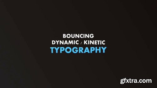 Motionarray Bouncing Dynamic/Kinetic Typography 33481