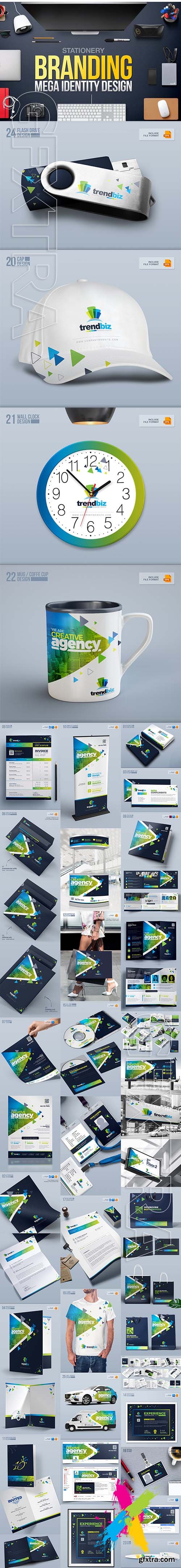 CreativeMarket - Stationery Branding Identity Bundle 2107925