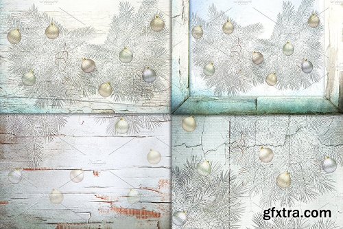 CreativeMarket Christmas Background White 2044945