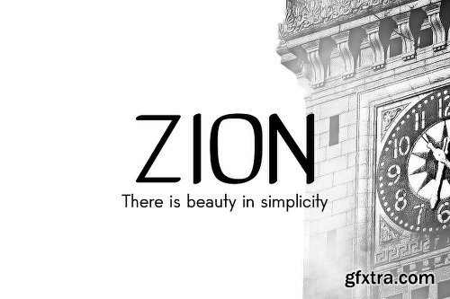 CreativeMarket Zion Minimalist Font 2044516