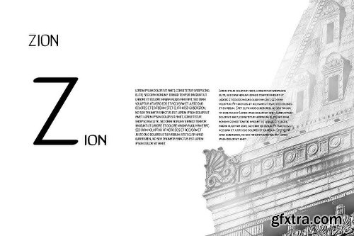 CreativeMarket Zion Minimalist Font 2044516