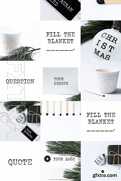 CM - Instagram Bundle Scandinavian XMas 2072010