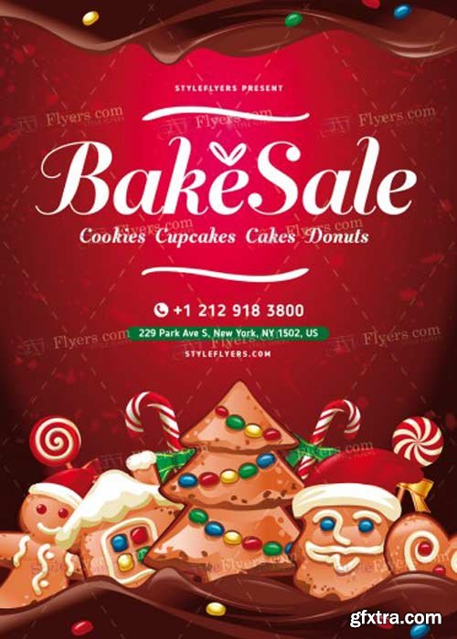 Bake Sale V17 PSD Flyer Template