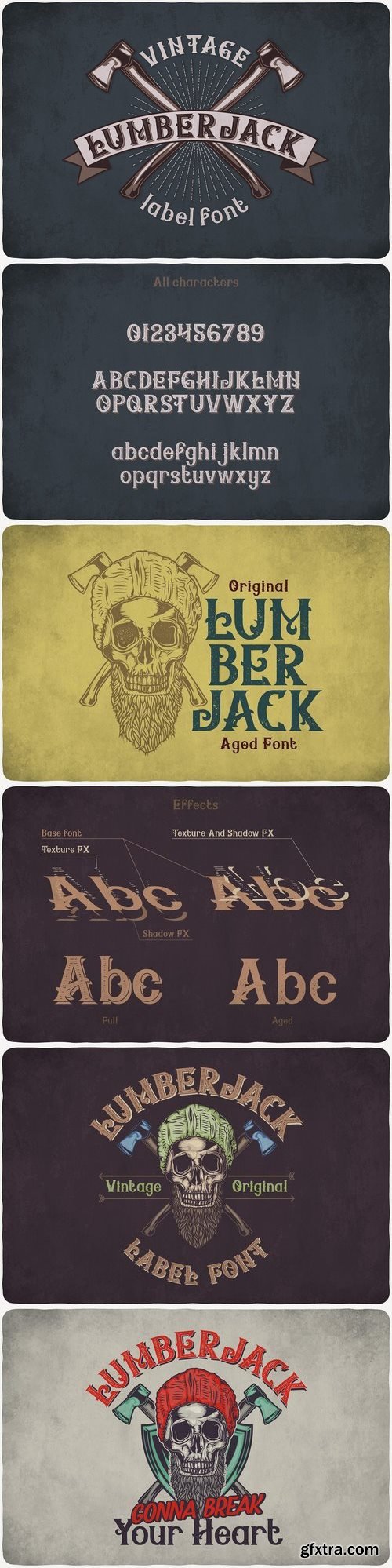 CM - Lumberjack Typeface 1824957