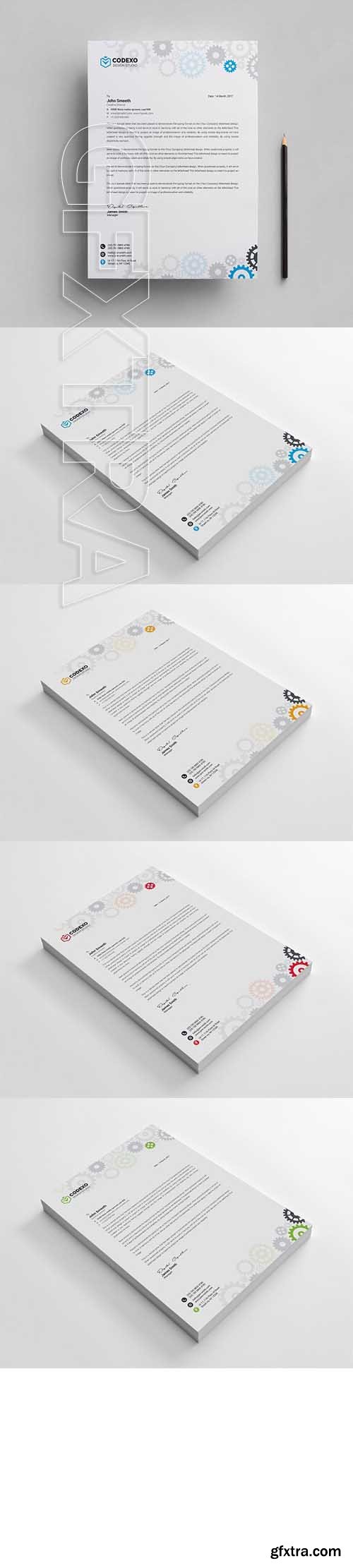 CreativeMarket - Business Letterhead Template 2109906