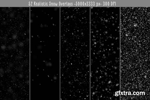 CreativeMarket Realistic Snow Overlays 2044316