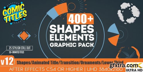 Videohive Shapes & Elements Graphic Pack V12 12002012