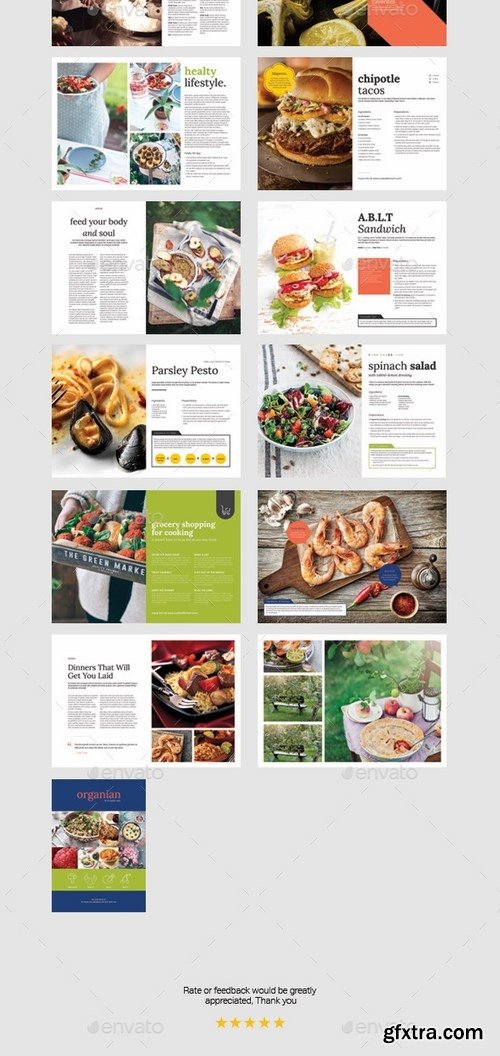 GraphicRiver - Food Brochure Template 18997542