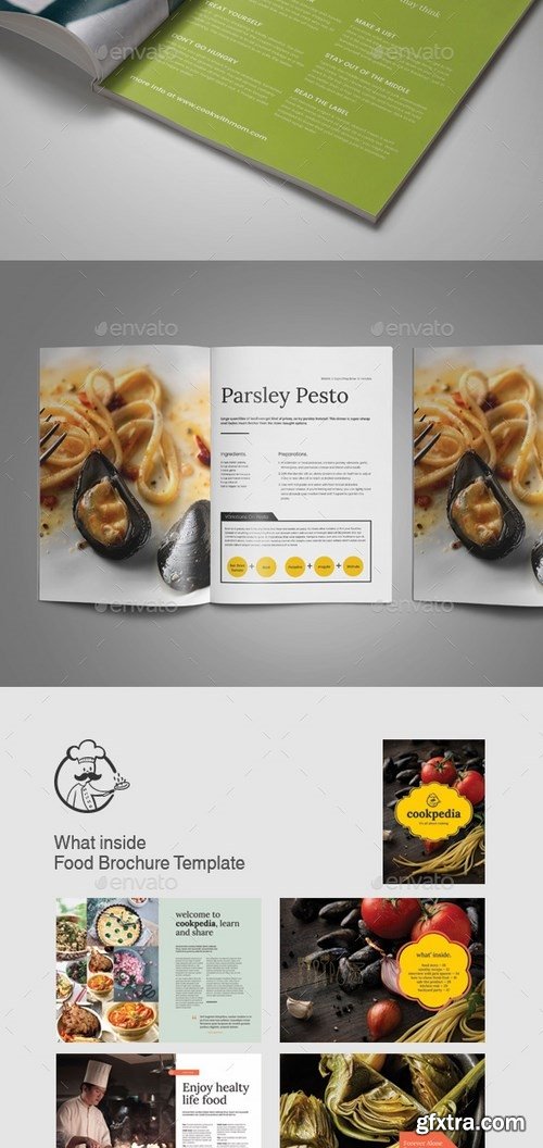 GraphicRiver - Food Brochure Template 18997542