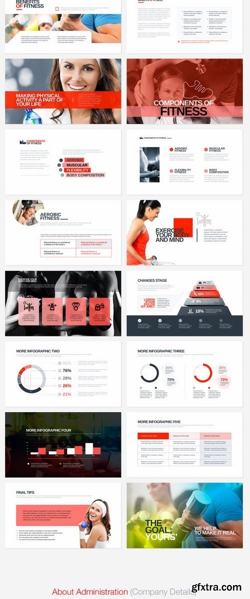 GraphicRiver - WealthFit  Fitness - Gym Powerpoint 10135405