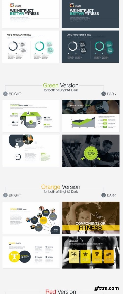 GraphicRiver - WealthFit  Fitness - Gym Powerpoint 10135405