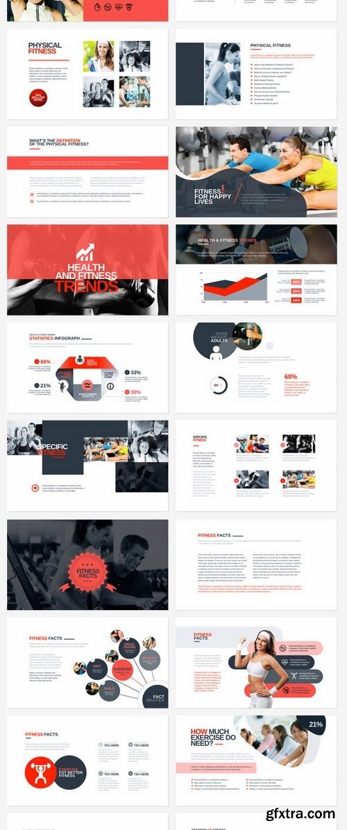 GraphicRiver - WealthFit  Fitness - Gym Powerpoint 10135405