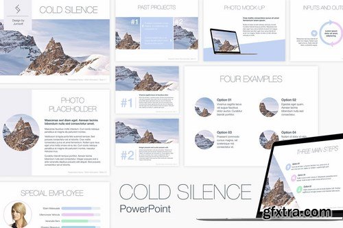 Cold Silence PowerPoint Template