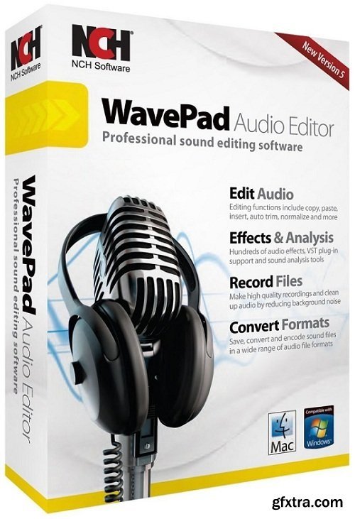 NCH WavePad Audio Editor Masters Edition v6.64 (macOS)