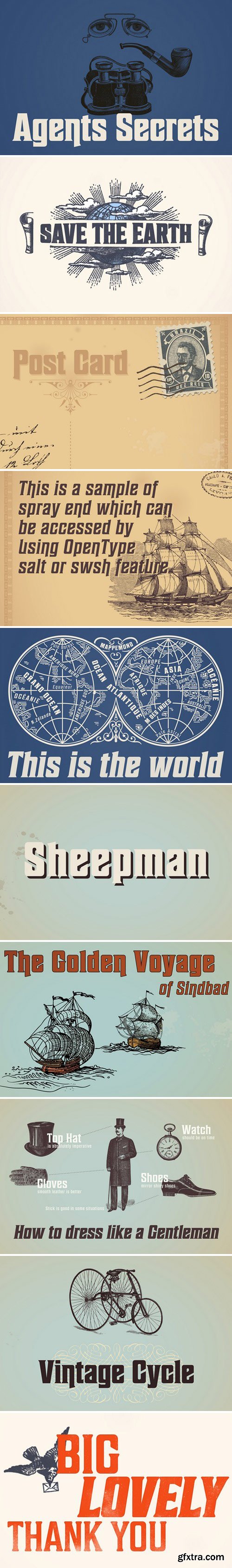 CM - Sheepman Display Fonts 2058638