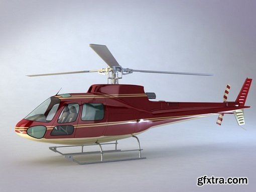 Eurocopter AS350 b3 3d Model