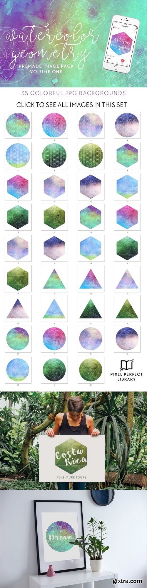 CM - Watercolor + Geometry Image Pack [1] 1418597