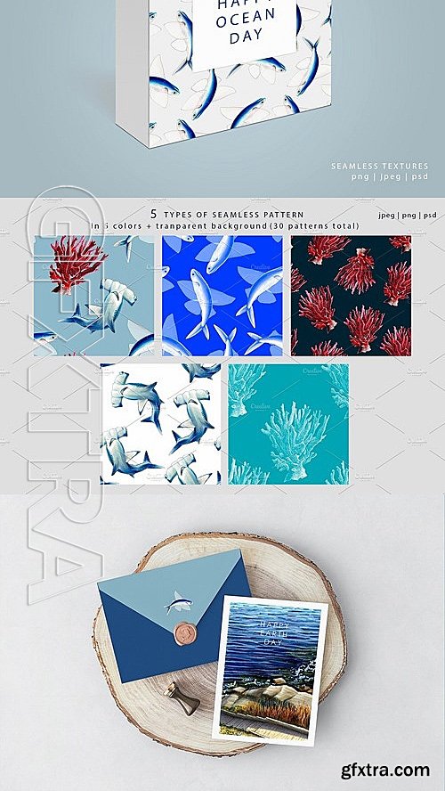 CM - Marine patterns and illustrations 2090560